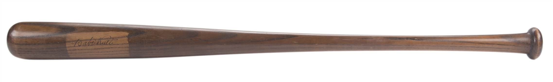 Tremendous Babe Ruth Single Signed Hillerich & Bradsby Model Bat (PSA/DNA NM-MT 8)